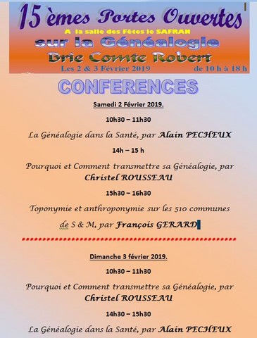 Conférences 2019