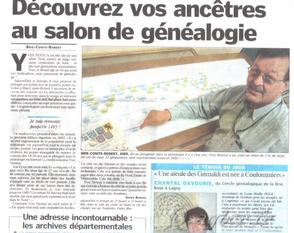 Article du Parisien