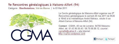 C G de Maisons Alfort  94